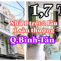 Nhà 1 Trệt 3 Lầu Bình Tân, đường Lê đình Cẩn,