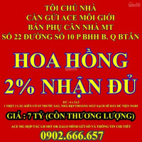 Tôi Chính Chủ 100% Cần Bán Nhà đẹp đs10, P Bhh B, Quận Bt Hh 2% Cho Ace Môi Giới Kiếm Khách Giùm