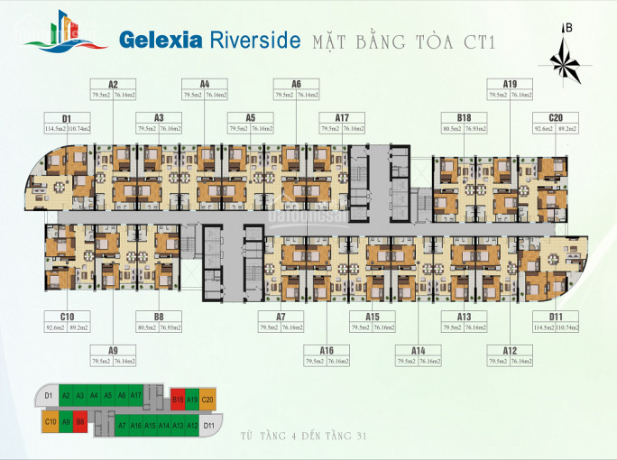 2,06 Tỷ Bán Nhanh Căn D11 3pn Toà Ct1 Gelexia Riverside 885 Tam Trinh, Nhà Nguyên Bản Chủ đầu Tư 1