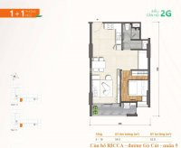 Bán 2 Căn Hộ Ricca (chính Chủ) - Loại Căn Hiếm Trong Dự án 1pn+1, Căn 2e Tầng 14 Và Căn 2g Tầng 15 18