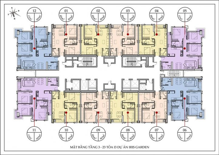 (c Mai) Bán Cắt Lỗ Cc Iris Garden, Tầng 1608 (59m2) Và 1603 (60m2) Giá 1,8 Tỷ Lh 0981 917 883 4