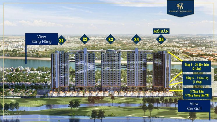 Căn Góc Tầng Trung Duplex View Sân Golf, Sông Hồng Kđt Ciputra - Chiết Khấu 9% - Tặng 14 Chỉ Vàng 5