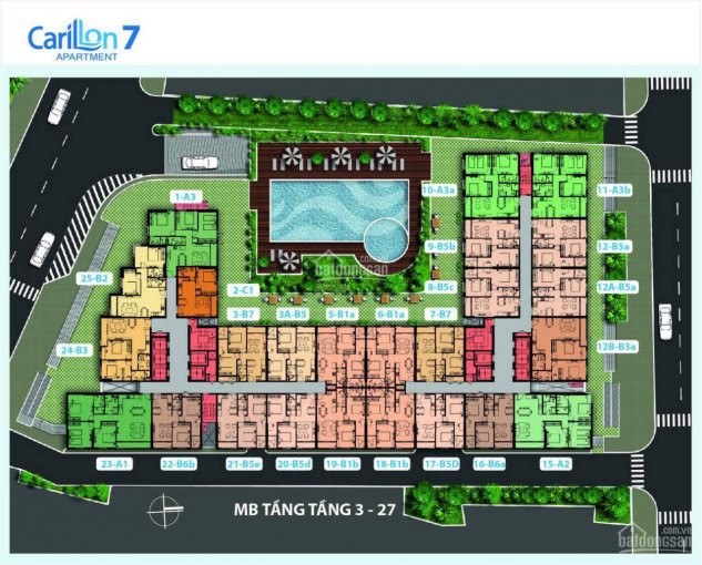 Carillon 7 Cần để 1 Cặp Căn Số 6, Số 5, 7144m2, 2pn 2wc, 2,5 Tỷ, H Tây, View Hồ Bơi, 0932424238 8