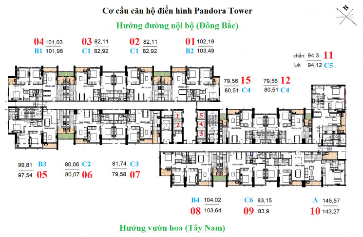 Cắt Lỗ Căn Chung Cư Pandora Triều Khúc 82m2 Chiết Khấu Ngay 8% Lh 0911946888 1