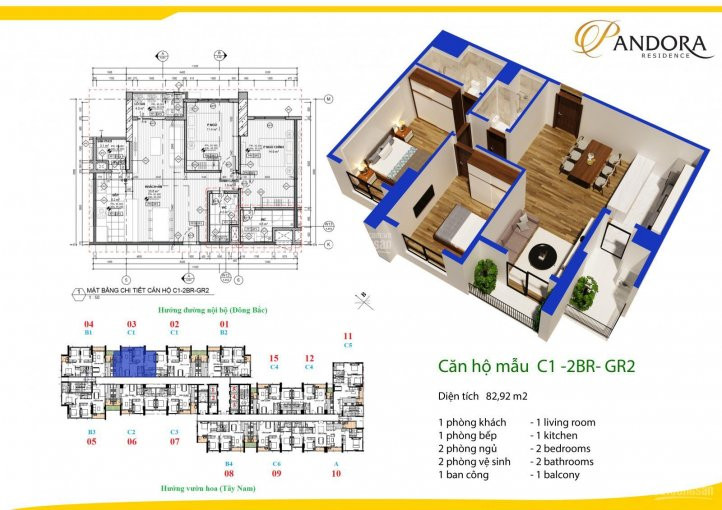 Cắt Lỗ Căn Chung Cư Pandora Triều Khúc 82m2 Chiết Khấu Ngay 8% Lh 0911946888 2