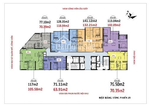 Cắt Lỗ Sâu 2 Ch Siêu đẹp 1508(64m2) Và 1802(118m2) Tại Luxury Park View Chỉ 36tr/m2 0919130482 1