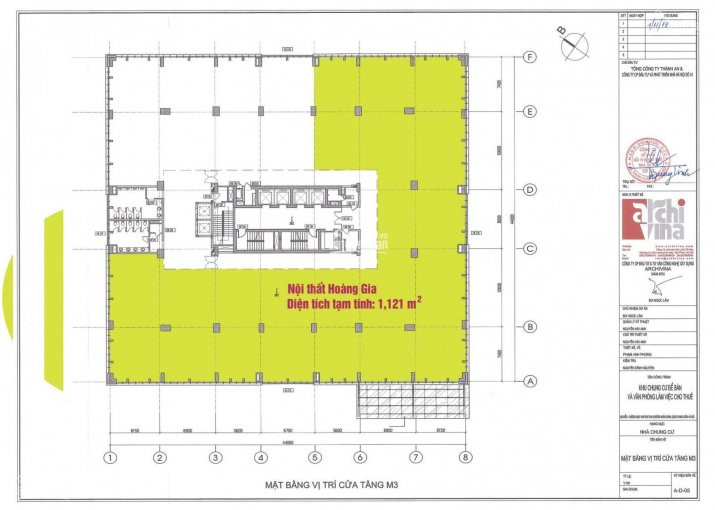 Cc Cho Thuê Văn Phòng + Thương Mại The Lagacy Ngụy Như Kon Tum, Dt 100m2 - 1600m2, 180 Nghìn/m2/th 7