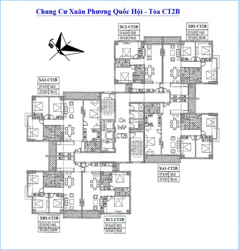 Chính Chủ Bán Gấp Căn 10c2,dt 93,63m2,chung Cư Xuân Phương Quốc Hội,giá 20tr/m2lh 0904999135 1