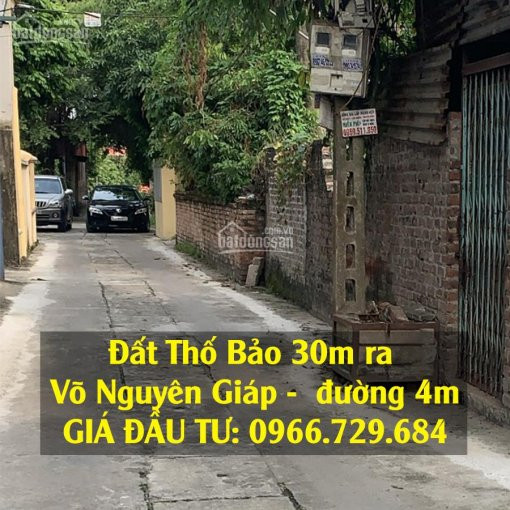 Chính Chủ Bán Nhanh 77m đất Thố Bảo 30m Ra Võ Nguyên Giáp, Giá đầu Tư Bất Ngờ! 1