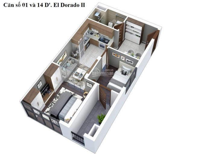 Chính Chủ Bán Nhanh Căn 2pn 55m2 Chỉ 23 Tỷ Tại Dự án D' El Dorado Phú Thanh (0967713188) 8