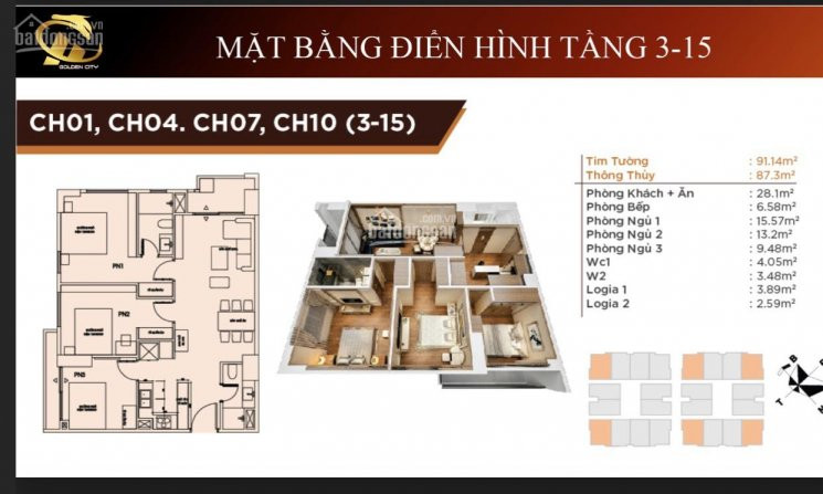 Chính Chủ Bán Nhanh Căn Góc 3pn 87m2 Hc Golden City Chỉ Từ 34 Tỷ Full Nt Cao Cấp, Có Hỗ Trợ Vay Ngân Hàng 5