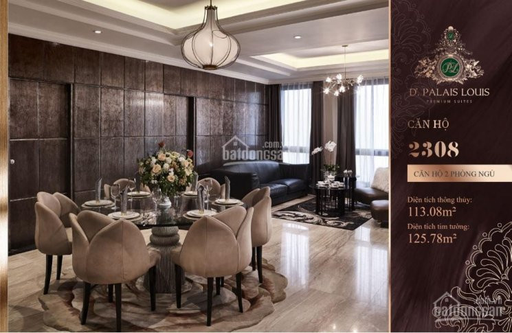 Chính Chủ Bán Nhanh Căn Hộ 2pn 125m2 Tại Tòa Lâu đài đá D' Palais Louis Nguyễn Văn Huyên Tập đoàn Tân Hoàng Minh 2
