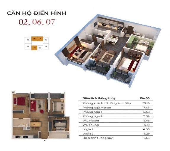 Chính Chủ Bán Nhanh Căn Hộ 3pn, 104m2 Thông Thủy Dự án Goldmark City 136 Hồ Tùng Mậu Nhận Nhà Ngay, Giá 31 Tỷ 1