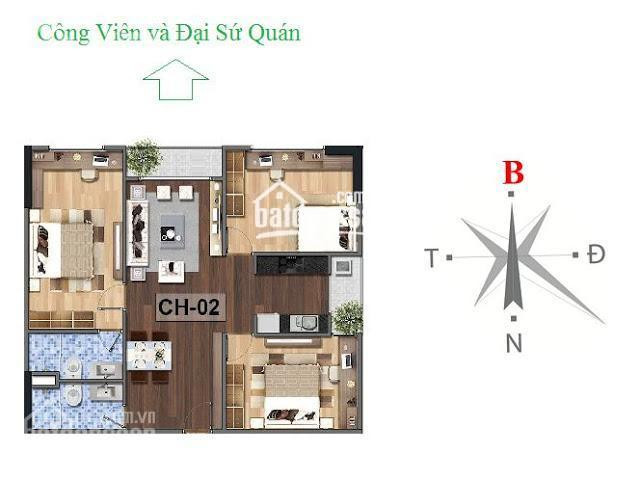 Chính Chủ Bán Nhanh Căn Hộ 95m2 Tầng 20 Ban Công Bắc View Hồ điều Hòa, Nhận Nhà ở Luôn 2