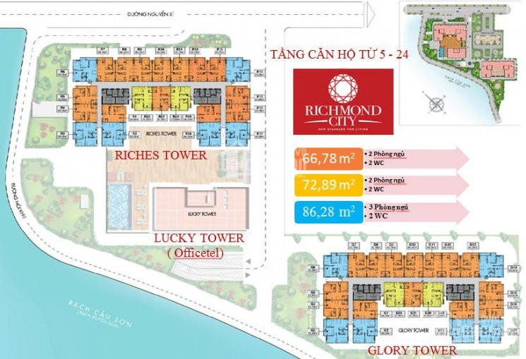 Chính Chủ Bán Nhanh Căn Hộ Richmond City Giá Rẻ 3,5 Tỷ/căn, 2pn, 66m2, 4,5 Tỷ/căn 3pn, 86m2 Lh: 0939339337 3