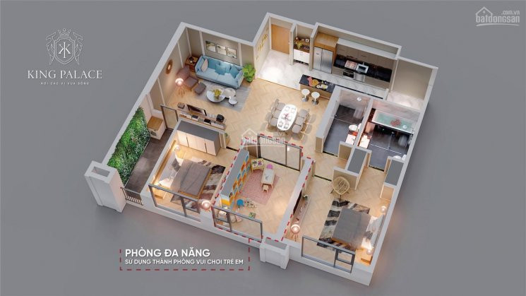 Chính Chủ Bán Nhanh Cắt Lỗ Căn 3pn 125m Dự án King Palace, Full Nội Thất, Tầng đẹp, Hướng Mát, Hđmb Cđt 5