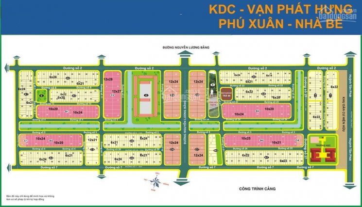 Chính Chủ Bán Nhanh đất Kdc Phú Xuân - Vạn Phát Hưng, Nguyễn Lương Bằng, Dt 12x24m, Giá 36 Tr, Lh 0937819299 Hương 1