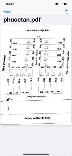 Chính Chủ Bán Nhanh đất Phước Tân, Biên Hòa, Sổ Hồng đồng, Sở Hữu, 380 Triệu 1