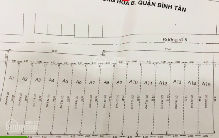 Chính Chủ Bán Nhanh đất Thổ Cư đường Số 8, Khu Dân Cư Bình Thành, Sổ Hồng Riêng Diện Tích 4m X 19m 2tỷ1 0901194345 1