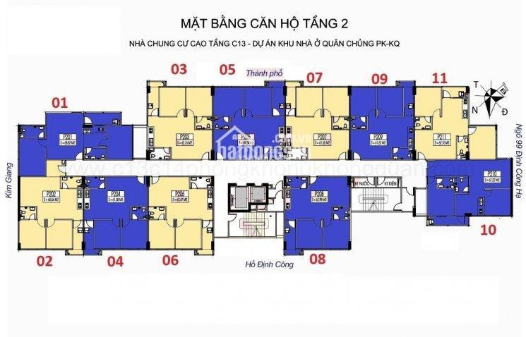 Chính Chủ Bán Nhanh Gấp Căn Hộ Chung Cư C13 Bùi Xương Trạch Căn 906, Dt: 62,23m2, 21tr/m2, Lh Chú Chiến 0966348068 1