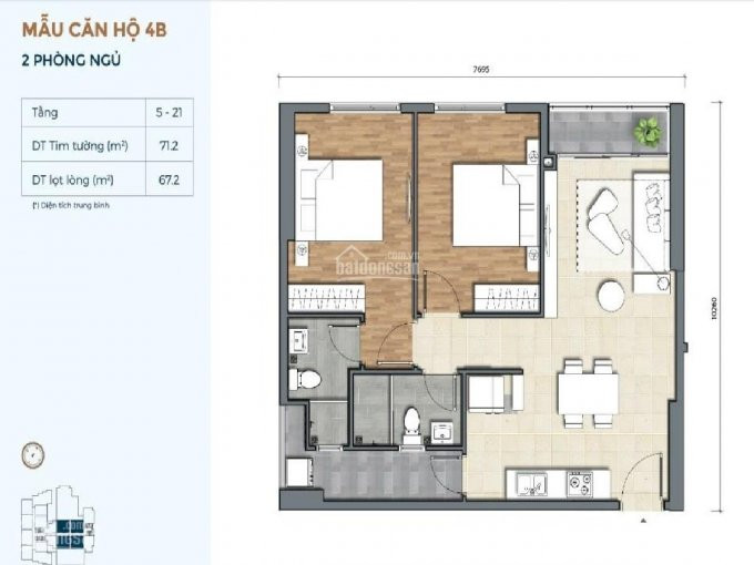 Chính Chủ Bán Nhanh Gấp Căn Hộ Quận 2 Precia Nhận Quà Liền Tay Tiền Mặt 250tr Hoặc Bộ Nội Thất 300tr 3
