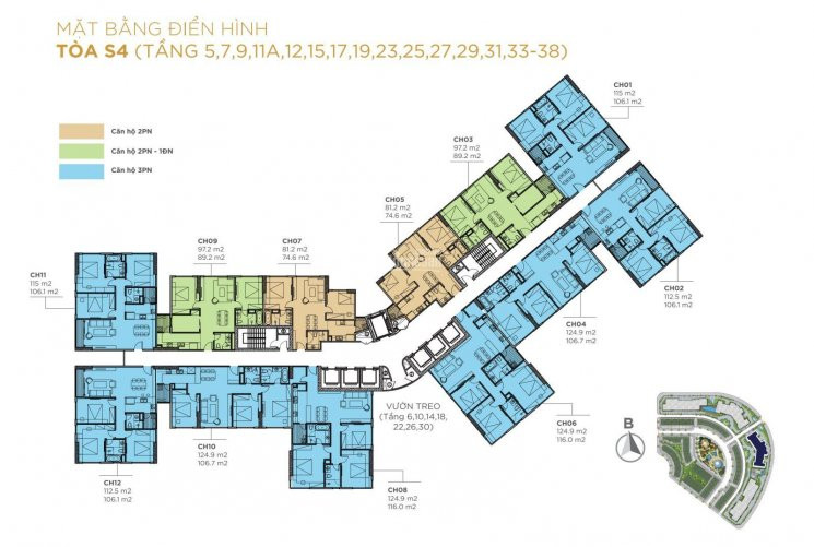 Chính Chủ Bán Nhanh Lỗ 300tr, Chcc Sunshine City, 1601-s1: 100m2 & 1808-s3: 116,7m2, Giá 32tr/m2 0355838882 1