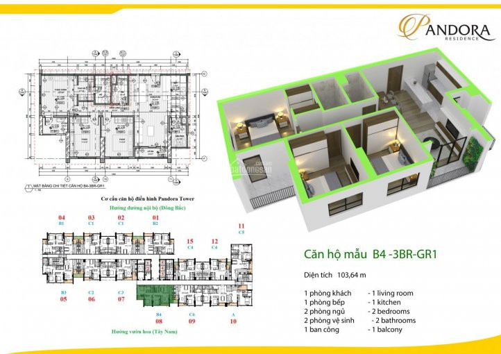 Chính Chủ Bán Nhanh Nhanh Căn Hộ Chung Cư Pandora 53 Triều Khúc, 3 Phòng Ngủ Căn Góc Giảm Ngay 150tr Cho Anh Chị 3