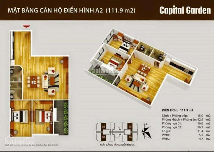 Chính Chủ Bán Nhanh Suất Ngoại Giao đặc Biệt Giảm 360tr, 2 Pn Tòa Capital Garden 102 Trường Chinh, 0976875161 3