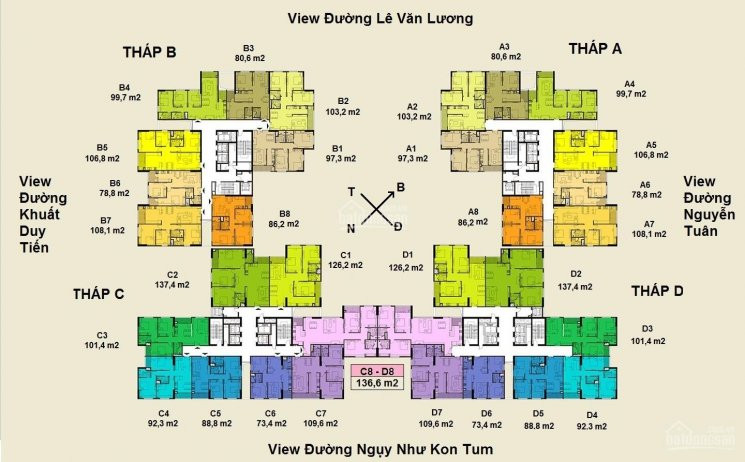 Chính Chủ Cần Bán Gấp Căn Hộ B2 Tầng 21 Căn Góc, Dt: 103m2 Dự án Việt đức Complex, Nội Thất Lh: 0945365559 1