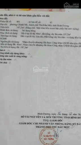 Chính Chủ Cần Bán Lô đất đối Diện Cổng Trường Tiểu Học Chánh Mỹ, Tp Thủ Dầu Một, Tỉnh Bình Dương 3