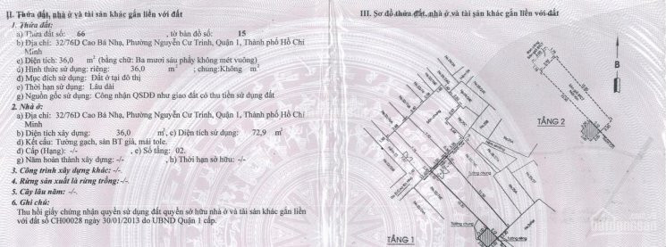 Chính Chủ Cần Bán Lỗ Gấp Căn Nhà Phố Ngay đường Cao Bá Nhạ, Nguyễn Cư Trinh, Q1, Nhà Y Hình 3