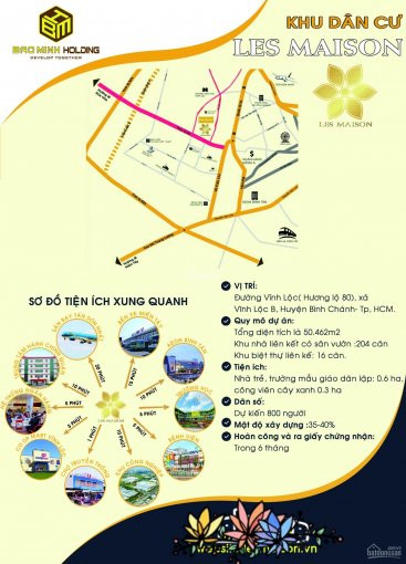 Chính Chủ Cần Bán Lô Gốc N9 - 9 Dự án Lesmaison Vĩnh Lộc Bình Chánh 6