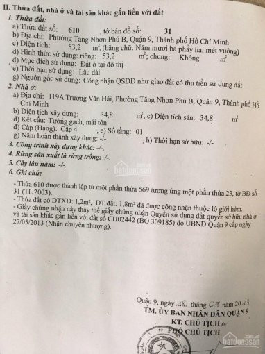 Chính Chủ Cần Bán Nhà C4 Hẻm Xe Hơi đường Trương Văn Hải, Quận 9 4