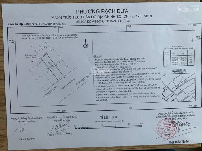 Chính Chủ Cần Bán Nhà Cấp 4 Cũ Tính đất Mặt Tiền đường Lưu Hữu Phước, Rạch Dừa, Tp Vũng Tàu 1