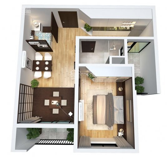 Chính Chủ Cho Thuê Nhanh Căn Hộ 54m2 Gamuda Gardens, đồ Nội Thất Cơ Bản, Giá 6tr/tháng Lh 0937395333 8