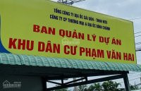 đất Giá Gốc Ban Quản Lý Kdc Tân Tạo - Phạm Văn Hai ( Võ Văn Vân Giá Rẻ Nhất Hiện Tại ) 9