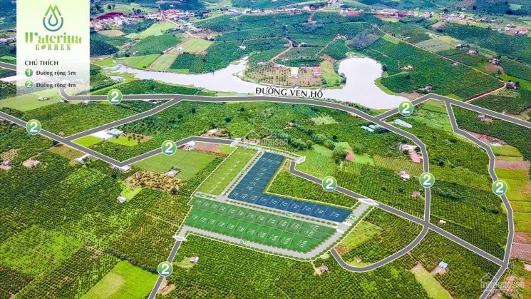 đất Nền Waterina Garden Hồ Phúc Thọ Cách Sân Bay Liên Khương 35km, đà Lạt 45km Lh : 0901001456 7