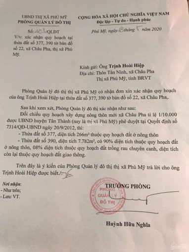 đất Thổ Cư Giá Cực Rẻ Trung Tâm Châu Pha - Bà Rịa Vũng Tàu 3