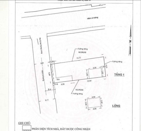 Gia đình Cần Bán Lô đất 6 X 17m; 110m2 đường Nhựa 8m Nơ Trang Long-bình Thạnh- Gpxd 6 Tầng+lửng 2