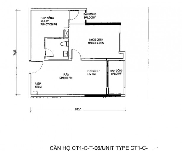 Gia đình Mình Cần Bán Lỗ Căn Hộ 2 Phòng Ngủ, 1wc, Có Sẵn Nhà Thông Minh The Zen Residence 1