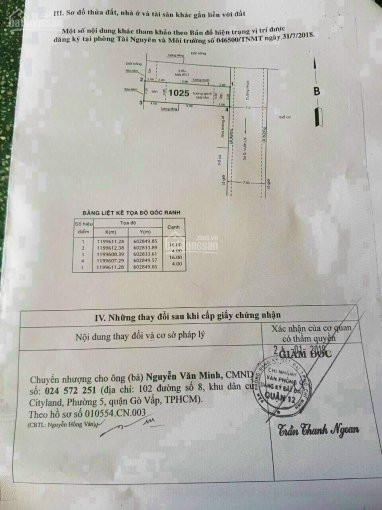 Giá Rẻ: 37 Tỷ, 4x16, đường Nhựa 7m, Hẻm 154 đường Vườn Lài 5