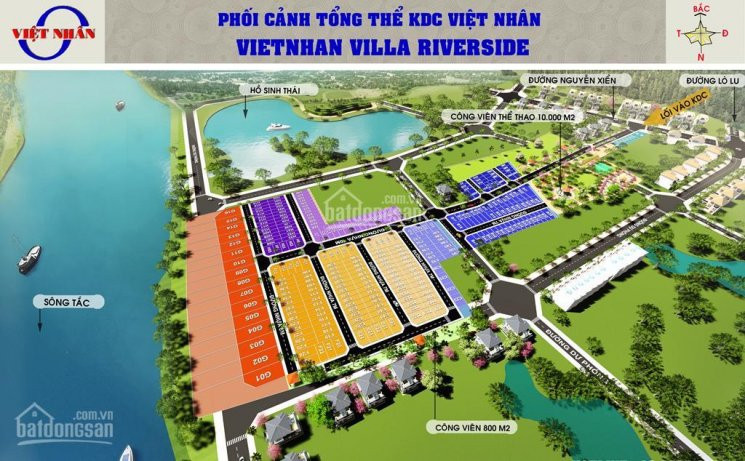 Kdc Việt Nhân Villa Riverside Q9, Sr, View Sông Cực đẹp, Giá 18 Tỷ/nền, Lh: 0933619549 (thúy Vy) 1