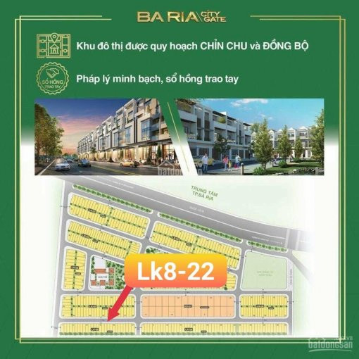 Mở Bán Nền Ba Ria City Gate Hưng Thịnh Nền 120m2, Giá 16 Tỷ/nền Sđt 0909 018 655 Thành Hưng 2