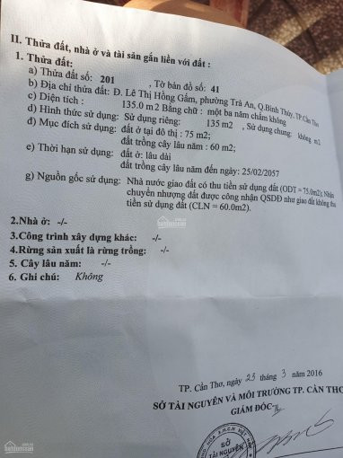 Nền Lê Hồng Gấm 5x27 Thổ Cư Chính Chủ Lộ 4m 6