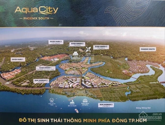 Shophouse Aqua City, Khu đô Thị Sinh Thái Phía đông Hcm, Thanh Toán 1% Mỗi Tháng, Lh: 0938 78 6888 2