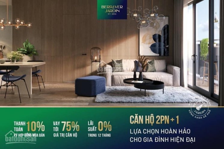 Tặng Ngay 5 Chỉ Vàng - Ck Lên Tới 9,5% - Hỗ Trợ 0%/12 Tháng Khi Sở Hữu Căn Hộ Tại Berriver Jardin 1