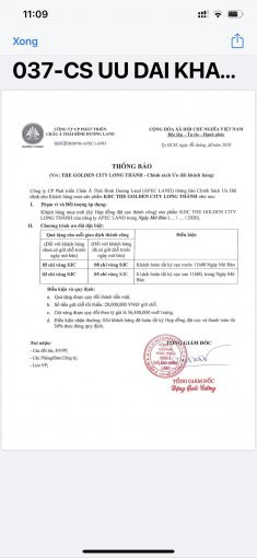 The Golden City Long Thành, Chiết Khấu Lên Tới 7%, Tặng 8 Chỉ Vàng 5