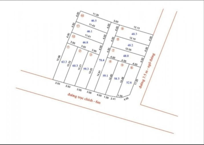 Tiếp Tục Mở Bán 12 Lô đất Thổ Cư đình Trung, Xuân Nộn, đông Anh, Giá 575 Tr đến 1,050tr / 0838651555 1