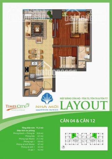 Times City, Căn 2pn - 75 M2, Tầng Trung, Hướng Mát, Giá 27 Tỷ Bao Phí Sổ đỏ Lh: 0979011612 8