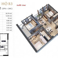 Chính Chủ Bán Lại Căn 3pn,81m Ban Công đông Nam Giá 2320 Bao Phí Tại Anland Lakeview